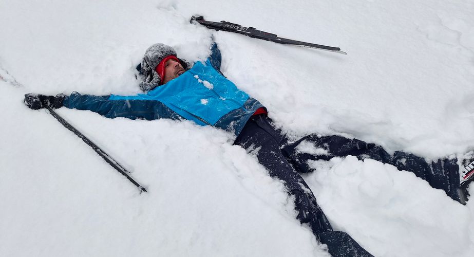 Uitrusten tijdens het lanfglaufen